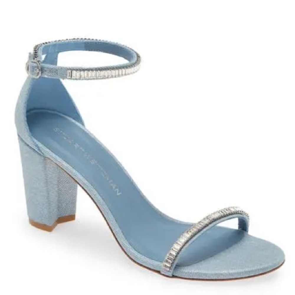 Stuart Weitzman Nearlynude Stefanie Sandal Size 5.5